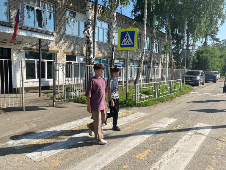 Первые за безопасность на дороге.